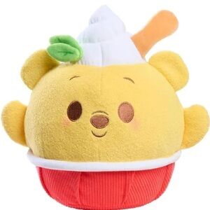 Adorable Yellow and Red Plush Toy